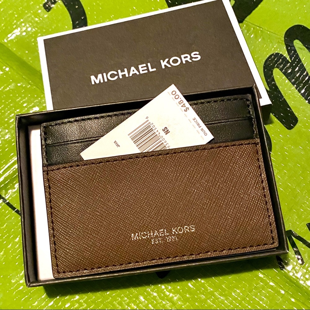 Michael Kors Men's Saffiano Leather Card Case